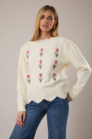 Julia Embroidered Sweater