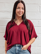 Andrea Top in Burgundy