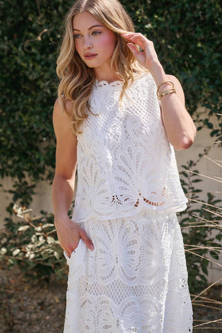 Celeste Lace Top
