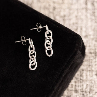 Lauren 18K Loop Dangle Earring