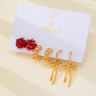 Holiday Hoop Earring Set