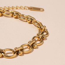 18K Gold Dip Chain Link Bracelet