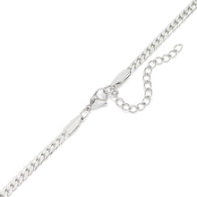 18K Gold Curb Charm Holder Necklace