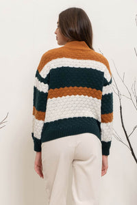 Irene Multicolor Knit Pullover Sweater