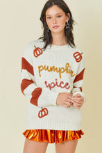 Pumpkin Spice Sweater Knit Top