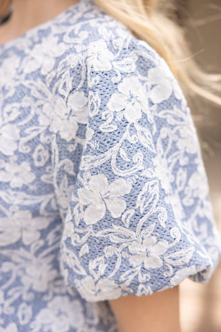 Savannah Bubble Sleeve Top
