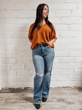 Andrea Top in Caramel