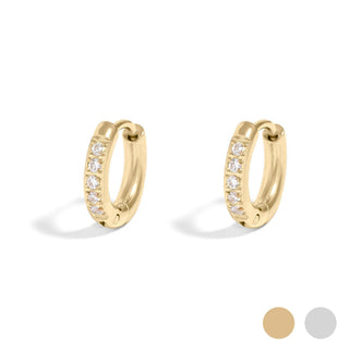Mini Huggie 18K Earring