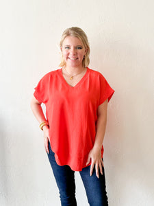 Elaine Top in Orange