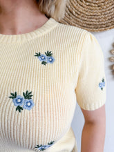 The April Floral Embroidered Sweater