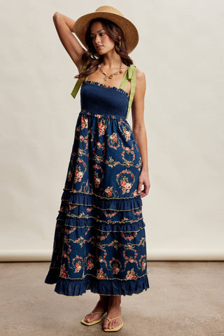 Faye Floral Maxi Dress