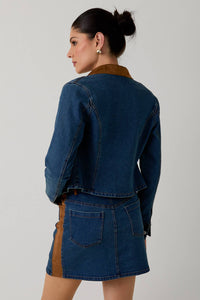 Lola Denim Zip Up Jacket