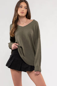 Ensley Sweater in Olive Green