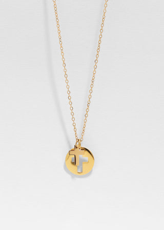 Faith Two Piece Cross Necklace
