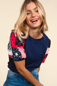 Stars and Stripes Knit Top
