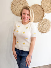 The April Floral Embroidered Sweater