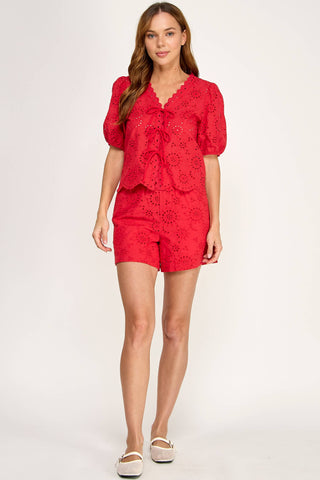 Florence Eyelet Top