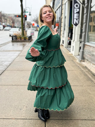 I’ll Be Home For Christmas Poplin Dress