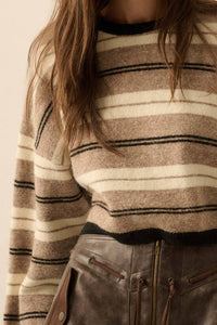 Ellie Dolman Sleeve Knit Sweater