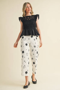 Gwen Crochet Lace Top