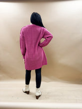 Esme Oversized Sweater Dress in Rose