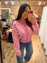 Sweet Heart Button Down Cardigan