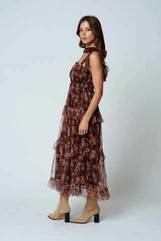 Maribel Tiered Midi Dress