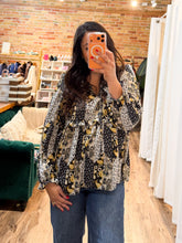 Charlotte Ruffle Top in Black