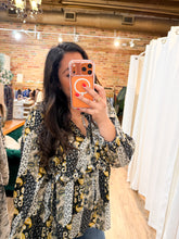 Charlotte Ruffle Top in Black