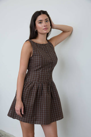 Tessa Plaid Mini Dress