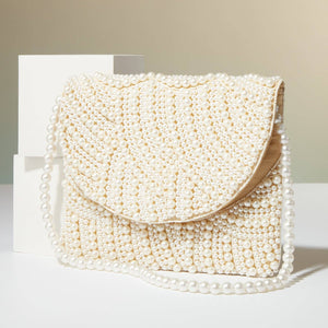 Pearl Beaded Bridal Bag