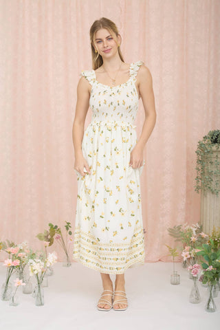 The Leighton Floral Midi Dress