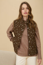 Jess Floral Quilted Puffer Vest