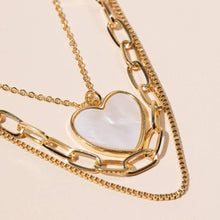 Heart Charm Layered Necklace