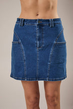 True Blue Mini Skirt