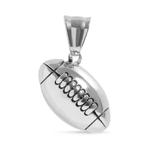 18K Gold 3D Football Pendant