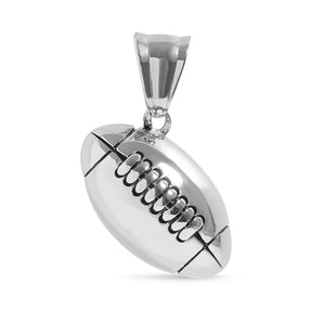 18K Gold 3D Football Pendant
