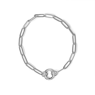 Paperclip Charm Keeper Bracelet