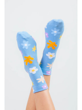 Floral Print Casual Socks