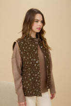 Jess Floral Quilted Puffer Vest