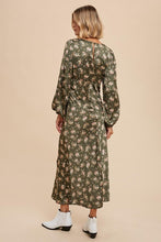 Emma Satin Floral Dress