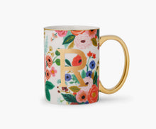 Garden Party Porcelain Monogram Mug