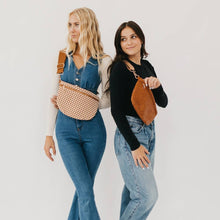 Westlyn Woven Bum Bag in Metallic Gunmetal
