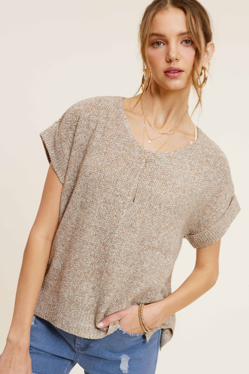 Lightweight Summer Sweater Top