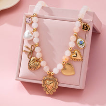 Lila Beaded Charm Necklace