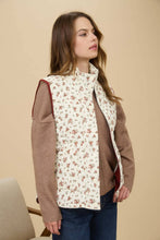 Jess Floral Quilted Puffer Vest