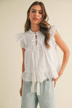 Allie Lace Trim Top