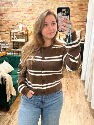 Rory Striped Cardigan
