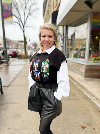 Nutcracker Christmas Sweater Vest