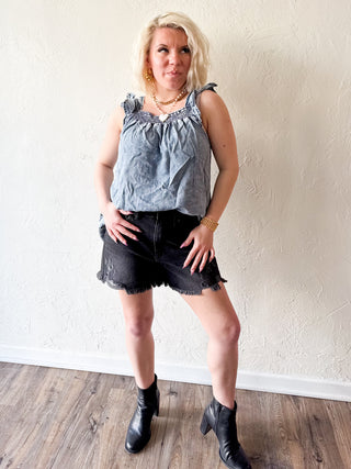 Millie Denim Top